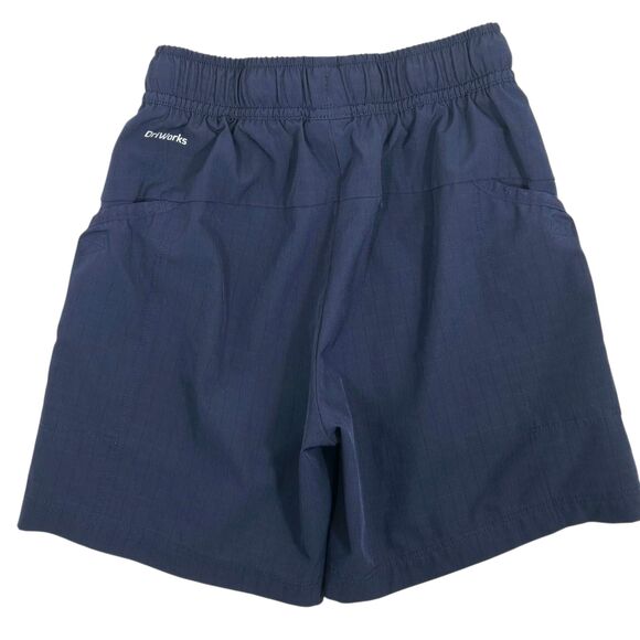 Athletic Works Boy's Size Medium (8) DriWorks Navy Shorts - Quick Dry Drawstring - Picture 2 of 8